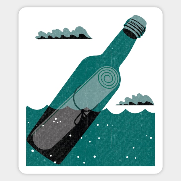 Bottle Sticker by Neil Webb | Illustrator